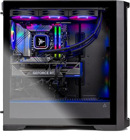 Skytech Gaming Legacy 4 Desktop PC, Ryzen 7 9800X3D 4.7 GHz (5.2 GHz), NVIDIA RTX 5090 32GB, X870 Board, 2TB Gen4 NVMe SSD, 64GB DDR5 RAM 6000 RGB, 1000W Gold ATX 3 PSU, 360mm ARGB AIO, Wi-Fi, Win 11 in Saudi Arabia