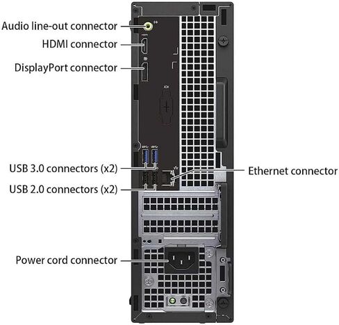 Dell Optiplex 3050 SFF PC Desktop, Quad Core i5-7500 3.4GHz up to 3.8GHz, 1TB SSD, 16GB DDR4, Keyboard and Mouse, USB BT + WiFi, Support 4K, Windows 11 Pro 64-bit (Renewed) in Saudi Arabia