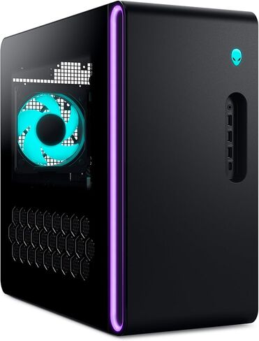 Alienware - كمبيوتر مكتبي للألعاب Aurora - Intel Core Ultra 7 Series 2-265F - ذاكرة 64 جيجابايت - NVIDIA GeForce RTX 5060 Ti 8 جيجابايت - 1 تيرابايت SSD + 2 تيرابايت HDD - أسود - ويندوز 11 in Kuwait