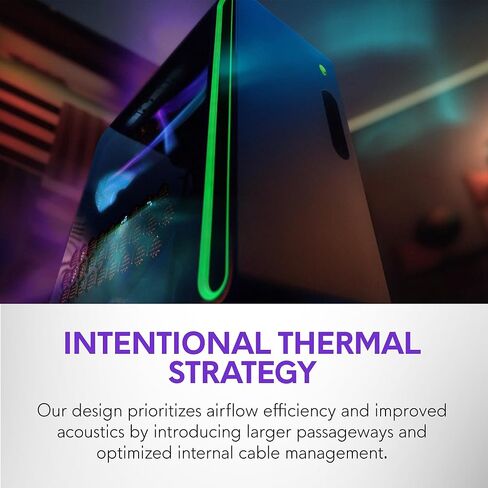 Alienware - كمبيوتر مكتبي للألعاب Aurora - Intel Core Ultra 7 Series 2-265F - ذاكرة 64 جيجابايت - NVIDIA GeForce RTX 5060 Ti 8 جيجابايت - 1 تيرابايت SSD + 2 تيرابايت HDD - أسود - ويندوز 11 in Kuwait