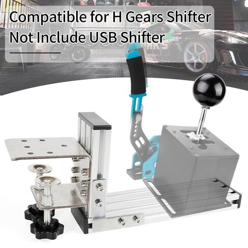 دعامة تثبيت رافعة على شكل حرف L متوافقة مع لعبة سباق محاكاة Thrustmaster T300RS/GT 64 بت لـ Logitech G29/G25/G27/G920 (أبيض) in Kuwait