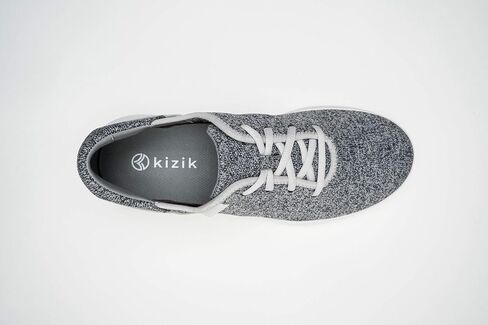 Kizik Madrid Hands Free Mens and Womens Sneakers, Casual Slip On Shoes for Women or Men, Comfortable for Walking, Women's and Men's Fashion Sneakers for Any Occasion - Black/Black, M13 / W14.5 in Kuwait