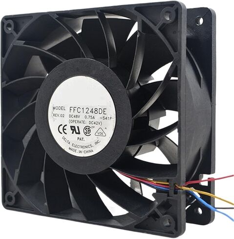ل FFC1248DE 48V 0.75A 36W 4000RPM 12 سنتيمتر 12038 120x120x38 مللي متر مزدوجة الكرة تحمل مروحة التبريد in Saudi Arabia