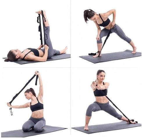 Exercise Resistance Bands for Working Out Stretch Exercise Loop Bands for Physical Therapy Elastic Bands in Saudi Arabia