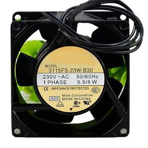 ل 3115FS-23W-B30 التيار المتناوب 230 فولت 50/60 هرتز 9.5/8 واط 8 سنتيمتر 8038 80x80x38 مللي متر 1600 دورة في الدقيقة مزدوجة الكرة تحمل مروحة التبريد in Kuwait