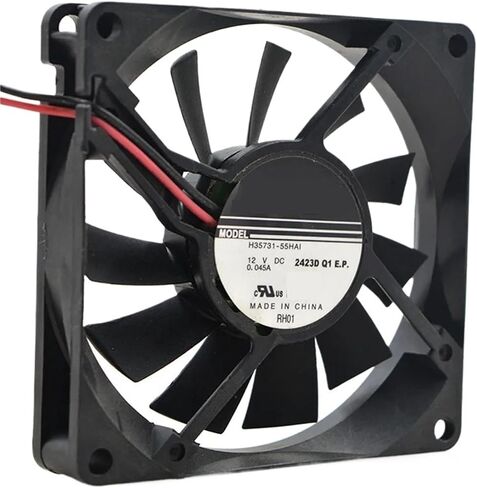 ل H35731-55HAI 12V 0.045A 8 سنتيمتر 8015 80x80x15 مللي متر الثلاجة مروحة التبريد الصامتة in Saudi Arabia