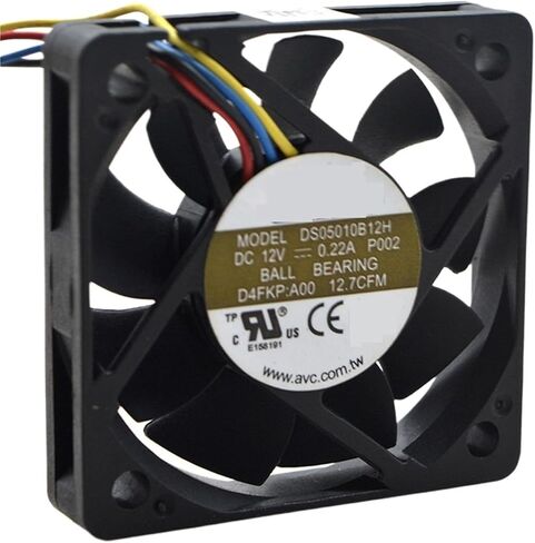 for DS05010B12H 12V 0.22A 5800RPM 5cm 5010 50x50x10mm Double Ball Bearing Cooling Fan in Saudi Arabia