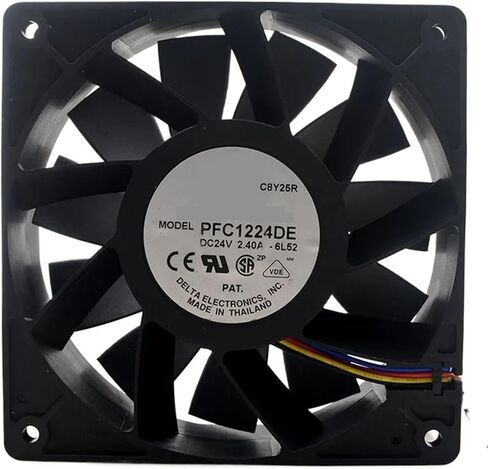 for PFC1224DE 24V 2.4A 12cm 12038 120x120x38mm Super Large Air Volume Frequency Converter Violent Cooling Fan in Saudi Arabia