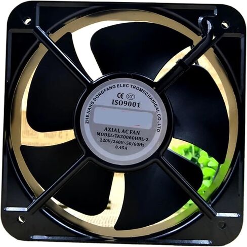 ل TA20060HBL-2 ​​التيار المتناوب 380 فولت 50 هرتز 0.28A 20 سنتيمتر 20060 200x200x60 مللي متر مزدوجة الكرة تحمل محوري التيار المتناوب مروحة التبريد in Saudi Arabia