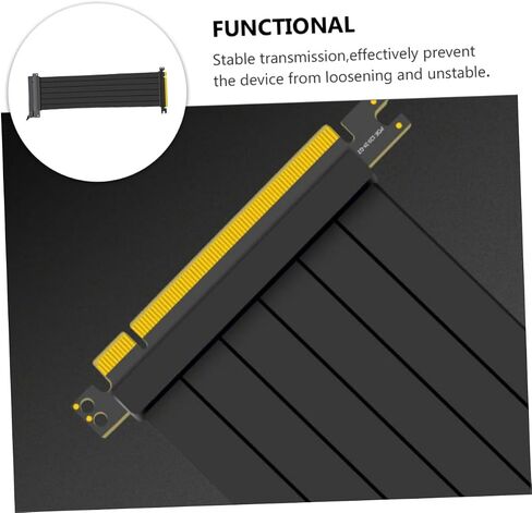 Gatuida Pci-e Riser كابل مرن GPU تمديد محول كامل السرعة مستقرة إشارة نقل بطاقات الرسومات المتوافقة in Kuwait