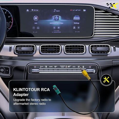 Aftermarket Radio Rear View Camera Adapter Harness, Fakra Z Male to RCA Male Backup Camera Cable, Compatible with Select Vehicle Navigation Radio Stereo Audio Systems with NX Touchscreen in Kuwait