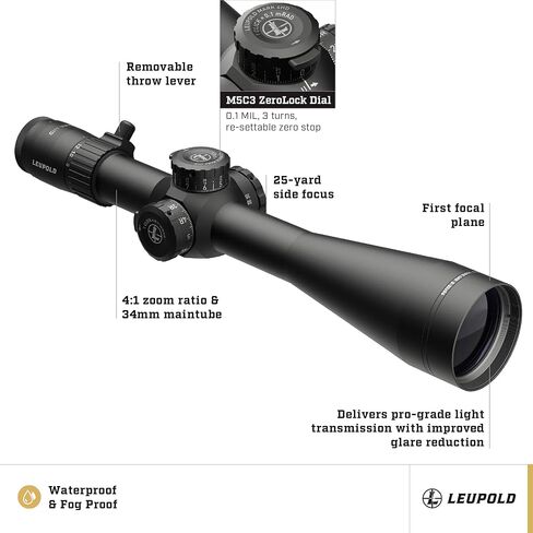 Leupold Mark 4HD 8-32x56 (34mm) Focus FFP Riflescope in Saudi Arabia
