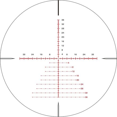 Swampfox Kentucky Long FFP Precision Riflescope، 3-18x50 مضيء 30 ملم in Kuwait