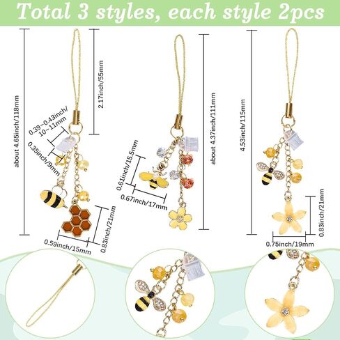 SUNNYCLUE 1 Box Phone Charm Dust Plug Phone Charms Strap Anti Dust Plugs for Women Adult Moblie Phones Port Decoration in Saudi Arabia