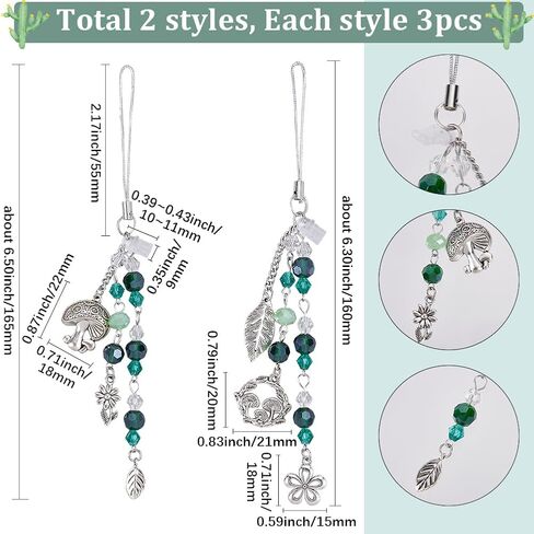 SUNNYCLUE 1 Box Phone Charm Dust Plug Phone Charms Strap Anti Dust Plugs for Women Adult Moblie Phones Port Decoration in Saudi Arabia