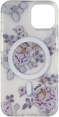 Coach iPhone 15, 14, 13 Case – Moody Floral, Wireless Charging Compatible in Saudi Arabia