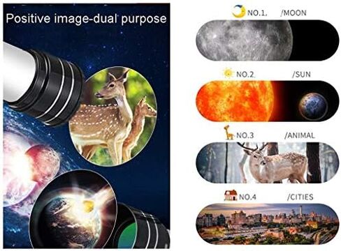 Portable Astronomical Telescope for Kids - HD Reflector Telescope for Beginners with Backpack and Tripod (MJE319) in Saudi Arabia