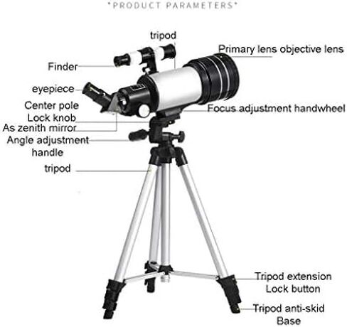 Portable Astronomical Telescope for Kids - HD Reflector Telescope for Beginners with Backpack and Tripod (MJE319) in Saudi Arabia