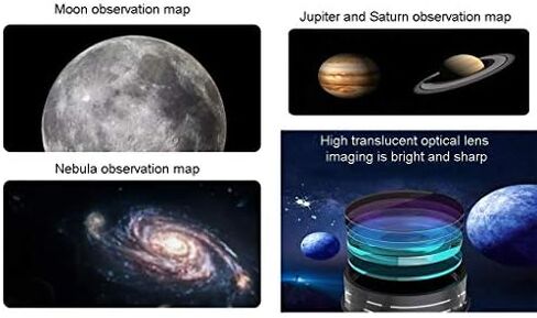 Portable Astronomical Telescope for Kids - HD Reflector Telescope for Beginners with Backpack and Tripod (MJE319) in Saudi Arabia