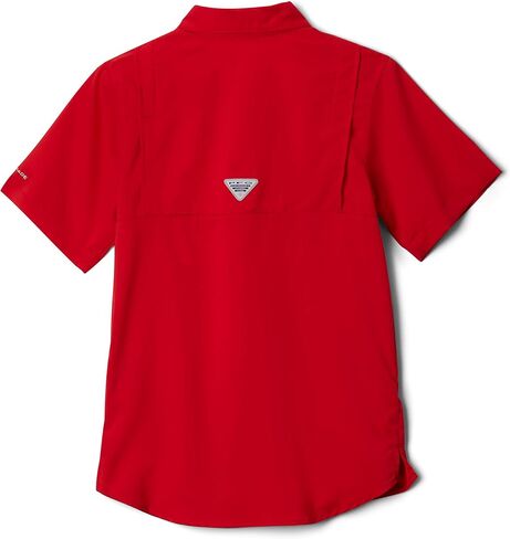 Columbia Boys' Big Tamiami Short Sleeve Shirt, Cool Grey, X-Large in Saudi Arabia