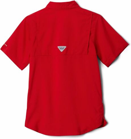 Columbia Boys' Big Tamiami Short Sleeve Shirt, Cool Grey, X-Large in Saudi Arabia