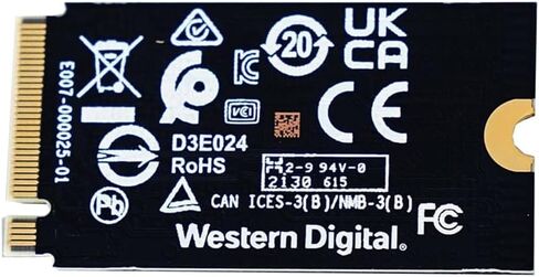 WD SN740 512GB M.2 2242 42mm NVMe PCIe Gen4 x4 PC NVMe SSD لجهاز Lenovo thinkpad X1 Nano Titanium Flex E14 E15 gen 4، Ideapad Gaming Laptop Ultrabook Tablet-محرك الحالة الصلبة الداخلي (OEM جديد) in Kuwait