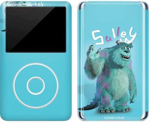 ملصق Skinit لمشغل MP3 متوافق مع iPod Classic (الجيل السادس) 80 جيجابايت - مرخص رسميًا من شركة Disney Monsters Inc. تصميم بورتريه سولي in Saudi Arabia