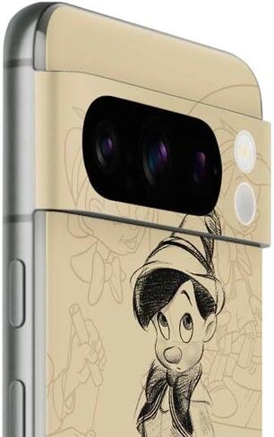 ملصق هاتف Skinit متوافق مع Google Pixel 8 Pro - تصميم بورتريه لرسومات ديزني بينوكيو المرخصة رسميًا in Saudi Arabia