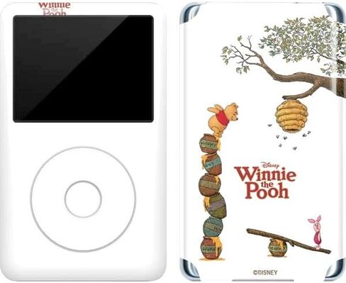 Skinit Decal MP3 Player Skin Compatible with iPod Classic (6th Gen) 80GB - Officially Licensed Disney Winnie The Pooh Honey Hive Design in Saudi Arabia