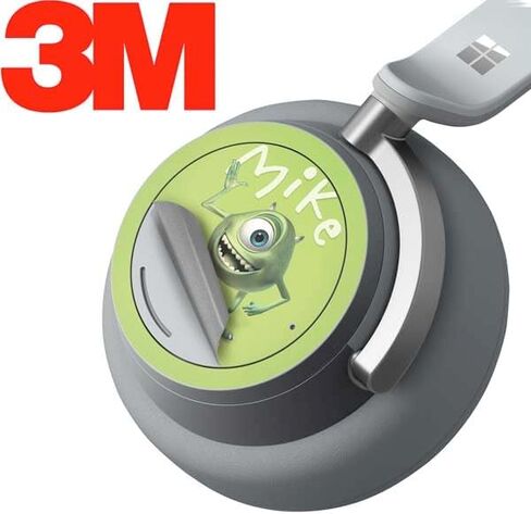 Skinit Decal Audio Skin Compatible with Surface Headphones - Officially Licensed Disney Monsters Inc. Mike Portrait Design in Saudi Arabia