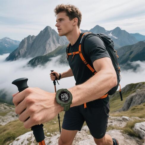 حافظات حماية متوافقة مع Garmin Instinct E مقاس 45 مم، غطاء حماية ناعم من مادة TPU ممتص للصدمات ومقاوم للصدمات لحافظة ساعة Garmin Instinct E مقاس 45 مم (أسود) in Saudi Arabia
