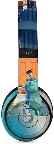 Skinit Decal Audio Skin Compatible with Beats Solo 2 Wired - Officially Licensed Disney Monsters Inc. Movie Poster Design in Saudi Arabia