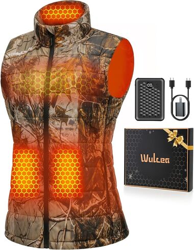 Wulcea Graphene Heated Vest For Women 7.4V Fast Charge Large Capacity Battery in Saudi Arabia