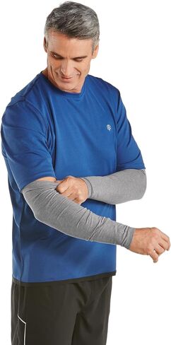 Coolibar UPF 50+ Men's Navagio Sun Sleeves - Sun Protective in Saudi Arabia