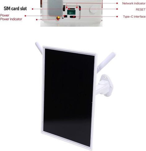 Yoidesu Solar Powered Outdoor 4G LTE Modem Router with SIM Card Slot, Solar WiFi Extender, 15W Solar Panel, 24000mAh Battery, for Camping, RVs and Outdoor Area in Saudi Arabia