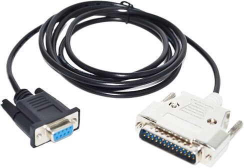 RS232 DB9 9PIN Female to DB25 D-SUB25PIN Male Adapter Null Modem Cable for X68000 X68K COMMUNICATED with PC(6M) in Saudi Arabia