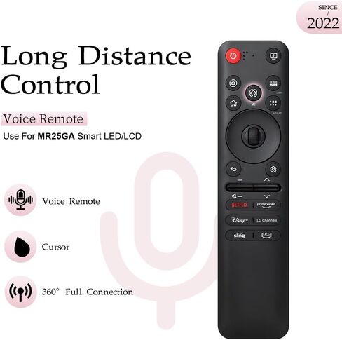 AKB76046602 Voice Magic Remote MR25GA Compatible with LG Remote 2025 TVs OLED G5 C5 B5 Series QNED 92A 85A 80A Series UA77 Series Voice Remote Control with Pointer Function in Saudi Arabia
