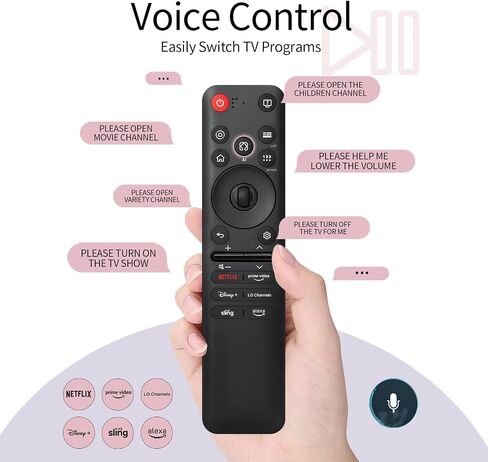 AKB76046602 Voice Magic Remote MR25GA Compatible with LG Remote 2025 TVs OLED G5 C5 B5 Series QNED 92A 85A 80A Series UA77 Series Voice Remote Control with Pointer Function in Saudi Arabia