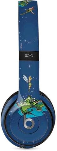 Skinit Decal Audio Skin Compatible with Beats Solo 2 Wired - Officially Licensed Disney Peter Pan and Tinker Bell in Neverland Design in Saudi Arabia