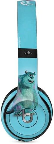 غلاف صوتي من Skinit متوافق مع Beats Solo 2 Wired - تصميم صورة Sulley Portrait مرخص رسميًا من شركة Disney Monsters Inc. in Saudi Arabia