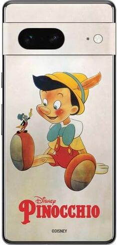 ملصق هاتف Skinit متوافق مع Google Pixel 7 - تصميم صورة كلاسيكي مرخص رسميًا من Disney Pinocchio in Saudi Arabia