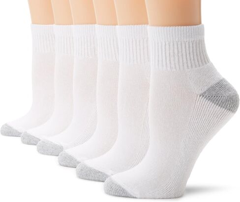 Hanes Women's 6-Pair Comfort Fit Ankle Socks in Kuwait