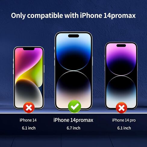 3 Pack Screen Protector Designed for iPhone iPhone 14/13/13 Pro (6.1 inch) Screen Protector Tempered Glass, Friendly Scratch Bubble Free Ultra Resistant (3 Pack) in Saudi Arabia