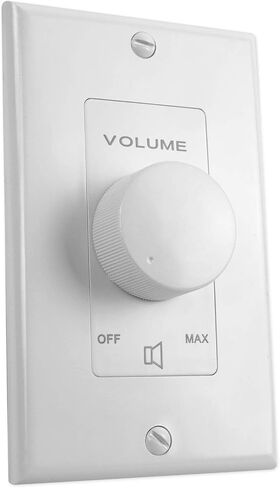 (2) Rockville VOL7035 White 35w 70v Wall Volume Control Zone Controllers in Saudi Arabia