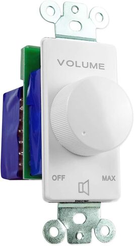 (2) Rockville VOL7035 White 35w 70v Wall Volume Control Zone Controllers in Saudi Arabia