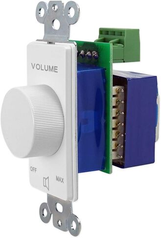 (2) Rockville VOL7035 White 35w 70v Wall Volume Control Zone Controllers in Saudi Arabia