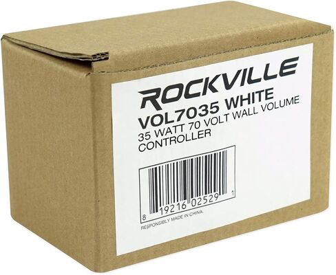 (2) Rockville VOL7035 White 35w 70v Wall Volume Control Zone Controllers in Saudi Arabia