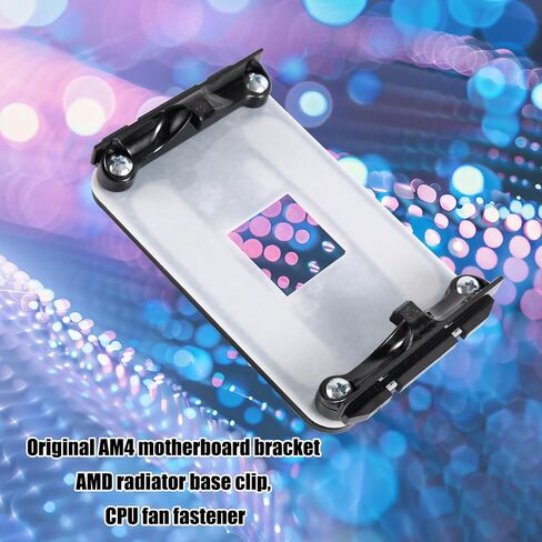 لوحة خلفية لـ AM4 AMD، فتحات تثبيت اللوحة الأم مقاس 90 × 54 مم/3.54 × 2.13 بوصة، لوحة تثبيت مروحة تبريد متينة لوحدة المعالجة المركزية متوافقة مع مقبس AMD in Saudi Arabia