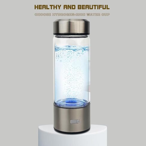 مولد زجاجة مياه هيدروجين محمول 2025، كوب رياضي، ضخ الهيدروجين لمدة 3 دقائق، قابل لإعادة الشحن، للمنزل والمكتب والسفر والرياضة والهدايا in Kuwait