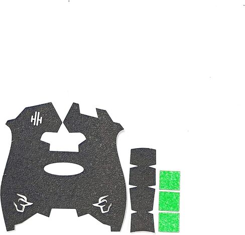 Handleitgrips Gun Grip Tape Compatible with Taurus TX 22 | Black Textured Rubber Pistol Grip Tape with Green Insert | Gun Accessories | Veteran Owned in Saudi Arabia